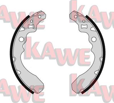 Kawe 05650 - Bremžu loku komplekts www.autospares.lv