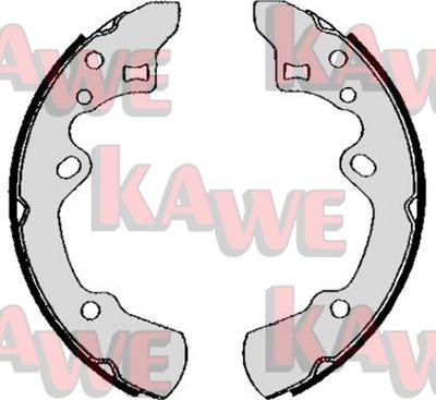 Kawe 05620 - Bremžu loku komplekts www.autospares.lv