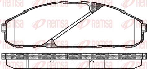 Kawe 0507 00 - Bremžu uzliku kompl., Disku bremzes www.autospares.lv