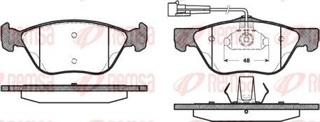 Kawe 0589 02 - Bremžu uzliku kompl., Disku bremzes autospares.lv