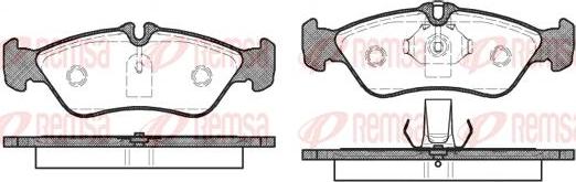 Kawe 0580 00 - Brake Pad Set, disc brake www.autospares.lv