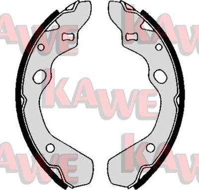 Kawe 05800 - Bremžu loku komplekts www.autospares.lv