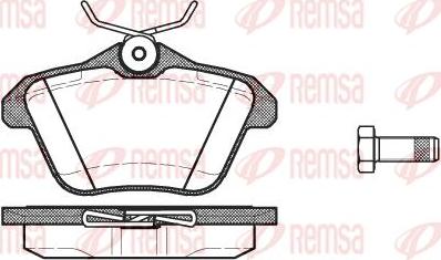 Kawe 0581 10 - Brake Pad Set, disc brake www.autospares.lv