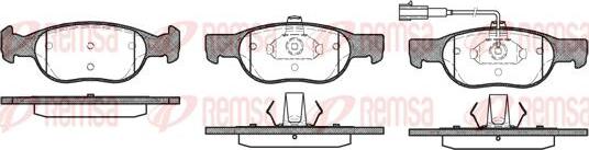 Kawe 0588 31 - Brake Pad Set, disc brake www.autospares.lv