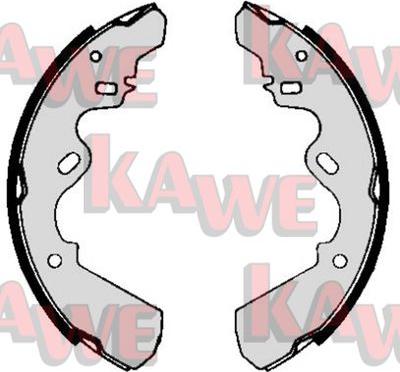 Kawe 05820 - Brake Shoe Set www.autospares.lv