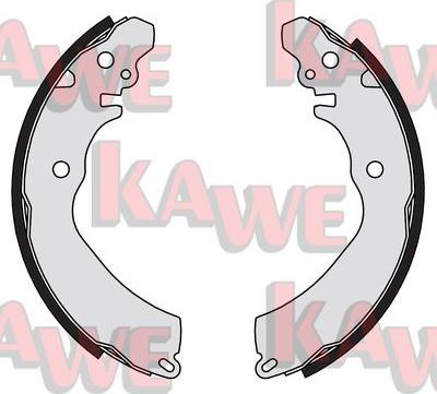 Kawe 05265 - Brake Shoe Set www.autospares.lv