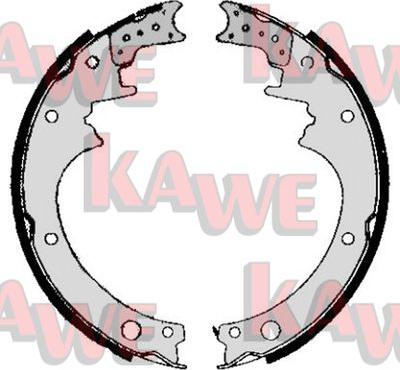 Kawe 05200 - Bremžu loku komplekts www.autospares.lv