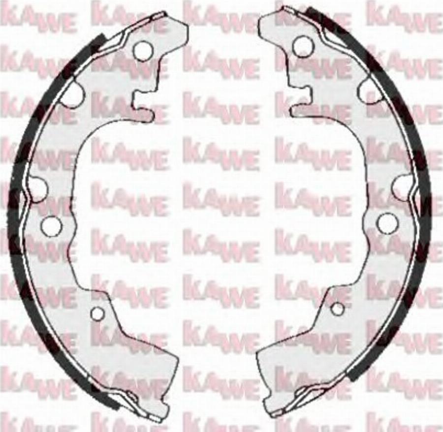 Kawe 05210 - Brake Shoe Set www.autospares.lv