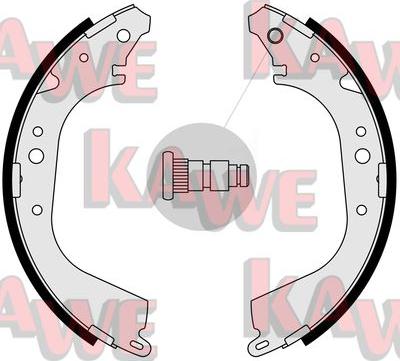 Kawe 05280 - Bremžu loku komplekts www.autospares.lv