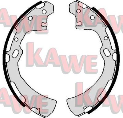 Kawe 05700 - Bremžu loku komplekts www.autospares.lv