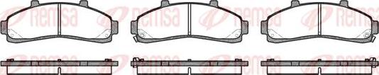 Kawe 0571 02 - Brake Pad Set, disc brake www.autospares.lv