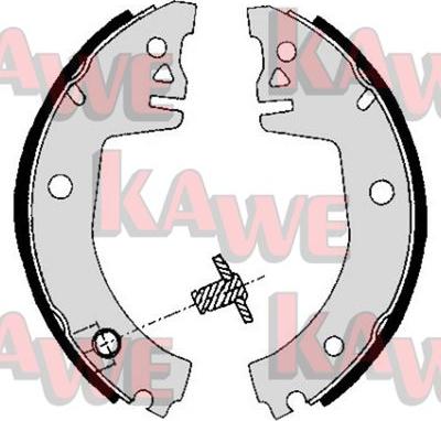 Kawe 05780 - Bremžu loku komplekts www.autospares.lv