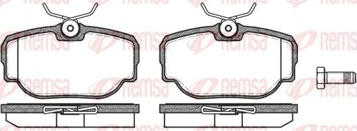 Kawe 0577 00 - Bremžu uzliku kompl., Disku bremzes www.autospares.lv