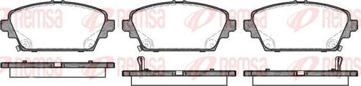 Kawe 0694 02 - Brake Pad Set, disc brake www.autospares.lv