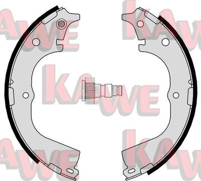 Kawe 06950 - Brake Shoe Set www.autospares.lv