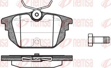 Kawe 0692 00 - Bremžu uzliku kompl., Disku bremzes www.autospares.lv