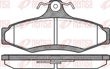 Kawe 0646 10 - Тормозные колодки, дисковые, комплект www.autospares.lv