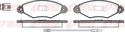 Kawe 0643 01 - Bremžu uzliku kompl., Disku bremzes www.autospares.lv