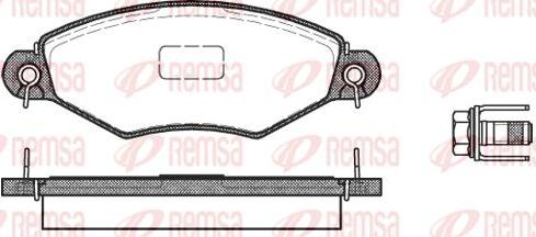 Kawe 0643 10 - Bremžu uzliku kompl., Disku bremzes www.autospares.lv