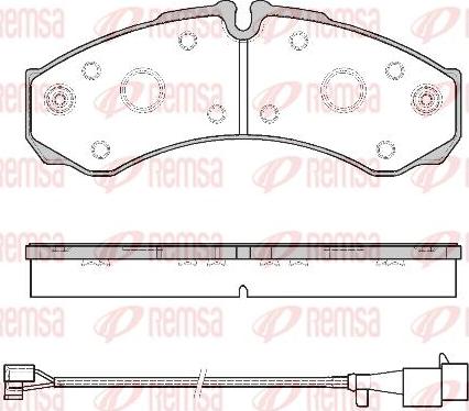 Kawe 0651 52 - Bremžu uzliku kompl., Disku bremzes www.autospares.lv