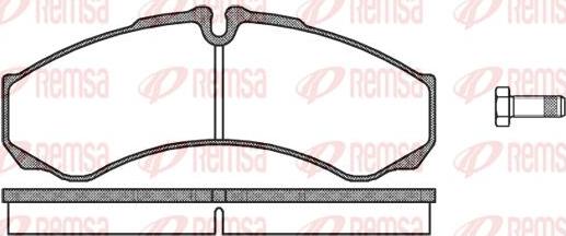 Kawe 0651 10 - Bremžu uzliku kompl., Disku bremzes www.autospares.lv