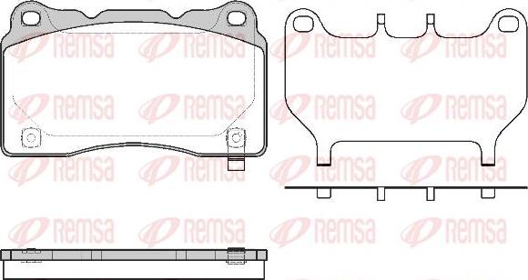 Kawe 0666 64 - Bremžu uzliku kompl., Disku bremzes www.autospares.lv