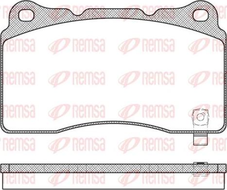 Kawe 0666 04 - Bremžu uzliku kompl., Disku bremzes www.autospares.lv