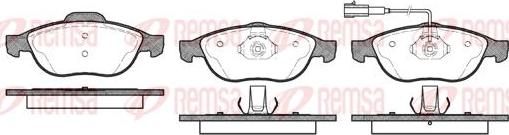 Kawe 0660 11 - Brake Pad Set, disc brake www.autospares.lv