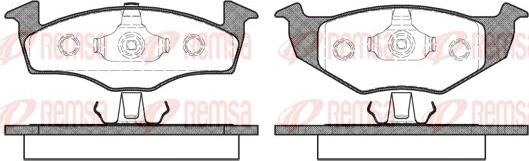 Kawe 0609 00 - Brake Pad Set, disc brake www.autospares.lv