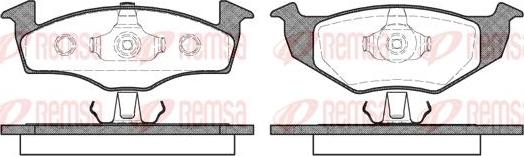 Kawe 0609 10 - Brake Pad Set, disc brake www.autospares.lv