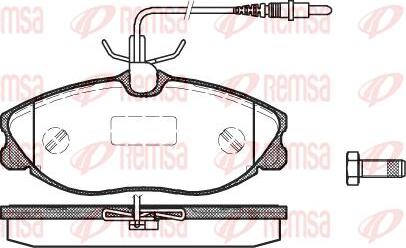 Kawe 0604 04 - Bremžu uzliku kompl., Disku bremzes www.autospares.lv