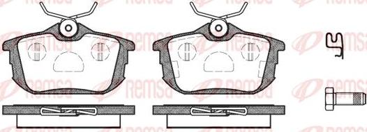 Kawe 0605 02 - Bremžu uzliku kompl., Disku bremzes www.autospares.lv