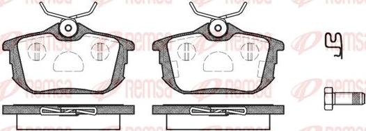 Kawe 0605 12 - Bremžu uzliku kompl., Disku bremzes autospares.lv