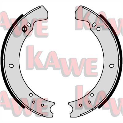 Kawe 06080 - Bremžu loku komplekts www.autospares.lv