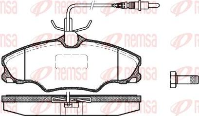 Kawe 0603 04 - Bremžu uzliku kompl., Disku bremzes www.autospares.lv