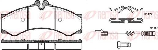 Kawe 0614 02 - Bremžu uzliku kompl., Disku bremzes www.autospares.lv