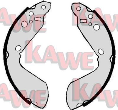 Kawe 06890 - Bremžu loku komplekts www.autospares.lv