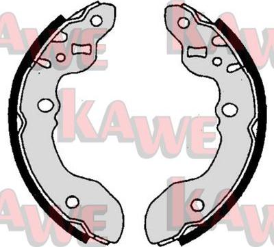 Kawe 06880 - Bremžu loku komplekts www.autospares.lv