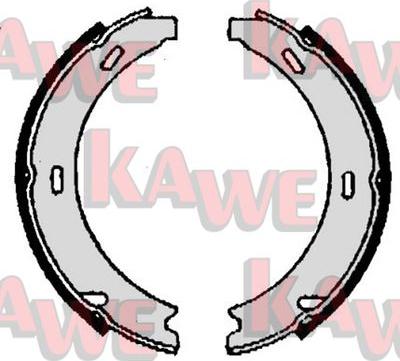 Kawe 06870 - Bremžu loku kompl., Stāvbremze www.autospares.lv