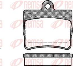 Kawe 0630 00 - Bremžu uzliku kompl., Disku bremzes www.autospares.lv