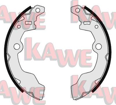 Kawe 063 10 - Комплект тормозных колодок, барабанные www.autospares.lv