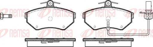 Kawe 0631 12 - Тормозные колодки, дисковые, комплект www.autospares.lv