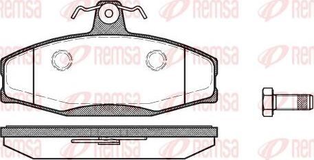 Kawe 0620 20 - Brake Pad Set, disc brake www.autospares.lv