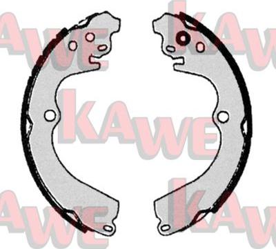 Kawe 06230 - Комплект тормозных колодок, барабанные www.autospares.lv