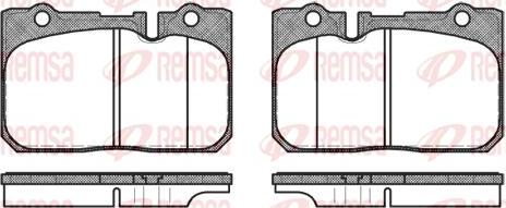 Kawe 0679 00 - Bremžu uzliku kompl., Disku bremzes www.autospares.lv