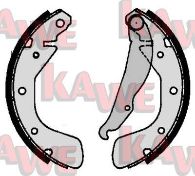 Kawe 06790 - Bremžu loku komplekts www.autospares.lv