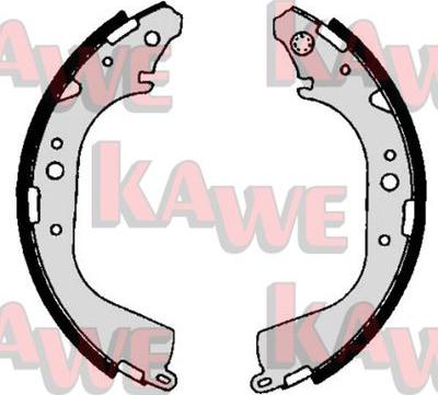 Kawe 06710 - Brake Shoe Set www.autospares.lv