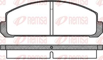 Kawe 0099 20 - Bremžu uzliku kompl., Disku bremzes www.autospares.lv