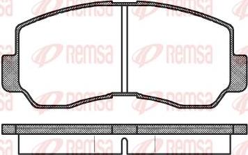 Kawe 0094 40 - Bremžu uzliku kompl., Disku bremzes www.autospares.lv