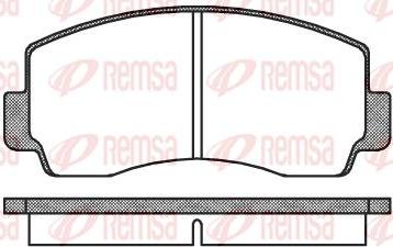 Kawe 0094 00 - Тормозные колодки, дисковые, комплект www.autospares.lv